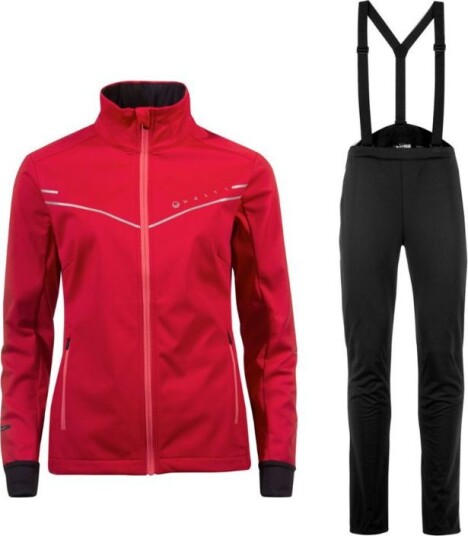 Halti Women's Vire Xct Softshell Set Ski Patrol Red 34