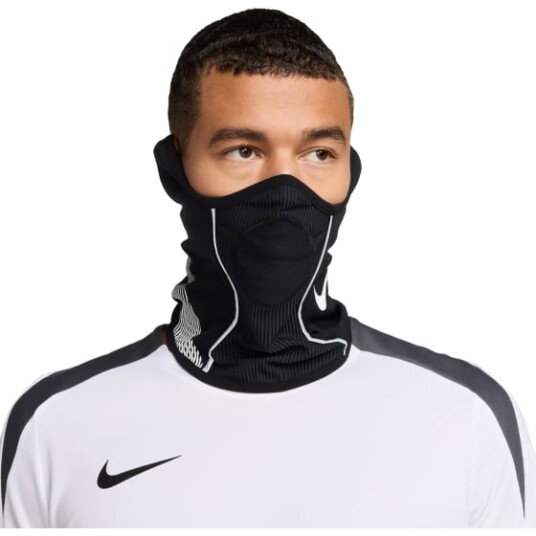 Nike Academy Dri FIT Football Neckwarmer Black/White/White S/M