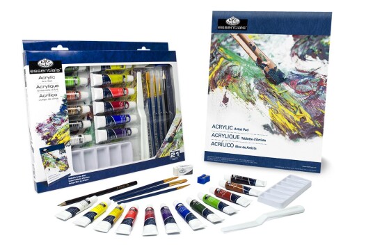 Royal & Langnickel Acrylic Art Set 21 pcs 304006 Royal & Langnickel Acrylic Art Set 21 pcs 304006
