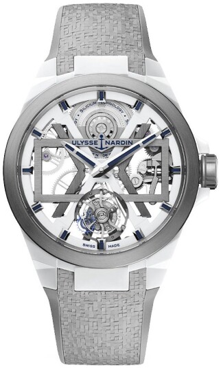 Ulysse Nardin Herreklokke 1723 400 3B 00 Blast Skjelettkuttet/Gummi Ulysse Nardin Herreklokke 1723 400 3B 00 Blast Skjelettkuttet/Gummi