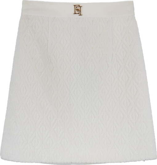 Elisabetta Franchi Dame Skjørt Beige S, Elisabetta Franchi Dame Skjørt Beige S,