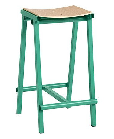HAY Taburete 8 Bar Stool Low Soft Jade Lampemesteren HAY Taburete 8 Bar Stool Low Soft Jade Lampemesteren