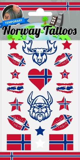 Norge Midlertidige Tatoveringer Norge Midlertidige Tatoveringer