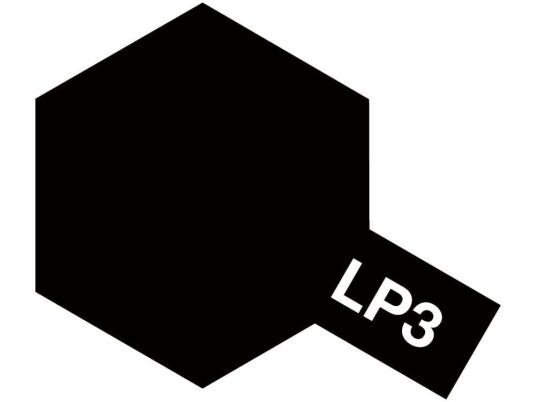 Tamiya LP-3 Flat Black 10ml