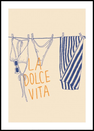 La Dolce Vita Summer Plakat / 70x100