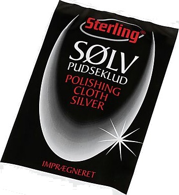 Sterling pusseklut sølv