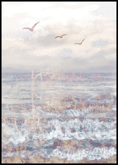 Watercolor Layers Plakat Plakat / 21x30cm
