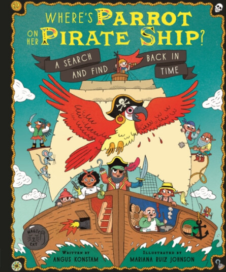 Where's Parrot on Her Pirate Ship?  A Search and Find Back in Time
