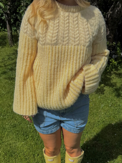 Vero Moda Erika Long Sleeve O Neck Long Pullover Gul XXL