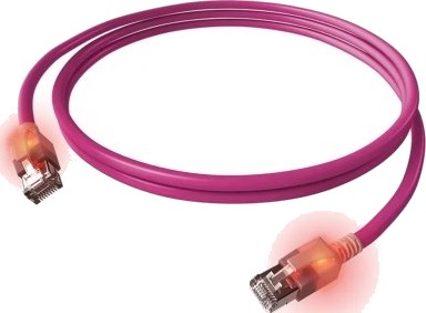 Easylan Cs1ovadad0015 Rj 45 Cat6a S/Ftp S Stp Fiolett 1,5 M