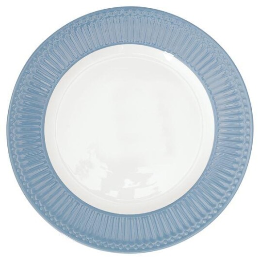 GreenGate - Alice middagstallerken 26,5 cm sky blue