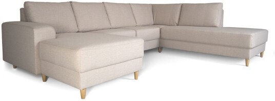 Nordic Usofa høyrevent lyse beige.
