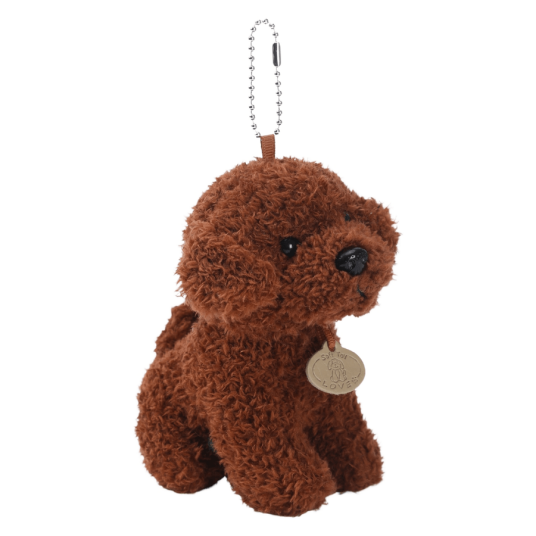 Sticky Bestie Fluffy Poodle Bag Charm