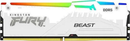 Kingston Fury Beast RGB 64GB 2x32GB DDR5 6400MHz CL32 Hvit