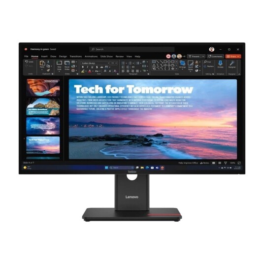 Lenovo ThinkVision T27qd 27" QHD IPS-skjerm 2560x1440 med USB-C 120Hz Lenovo ThinkVision T27qd 27" QHD IPS-skjerm 2560x1440 med USB-C 120Hz