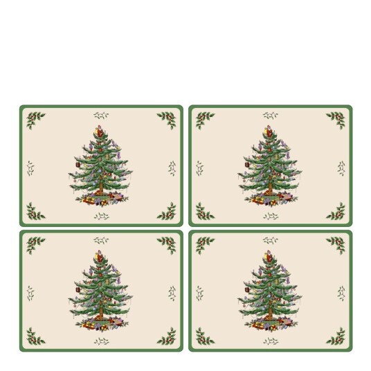 Pimpernel  Christmas Tree bordbrikke 30x40 cm 4 stk