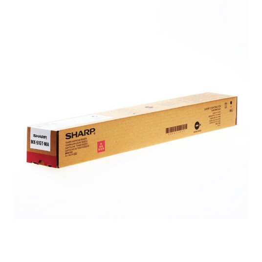 Sharp MX51GTMA M Toner - Original - Magenta 18000 sider Sharp MX51GTMA M Toner - Original - Magenta 18000 sider