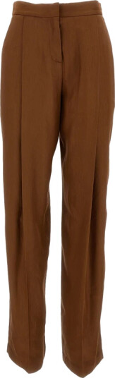 Elisabetta Franchi Dame Bukser Brun M,