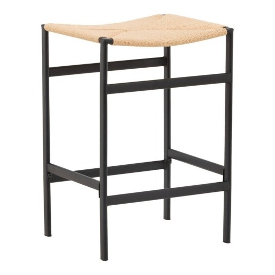 Venture Design Polly barstol Svart/natur Natur Venture Design Polly barstol Svart/natur Natur