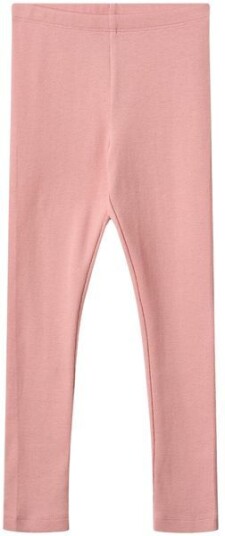 Wheat Jules Rib jersey leggings til barn rose