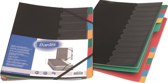 Bantex Signatur Og Sorteringsmappe 8 Delt