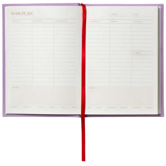 Printworks Printworks Weekly Planner   The Perfect Plan Violet