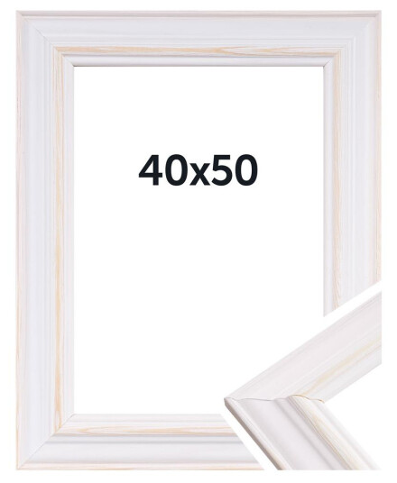 DÖRR Boho Bilderamme i tre 40x50cm Hvit DÖRR Boho Bilderamme i tre 40x50cm Hvit