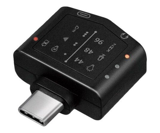 LogiLink USB 3.2 audio adapter with EQ USB-C/M to 3.5 mm/F PD Svart LogiLink USB 3.2 audio adapter with EQ USB-C/M to 3.5 mm/F PD Svart