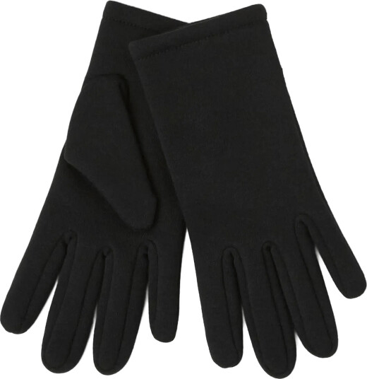 Lindex Lined Jersey Gloves - Black - S/M
