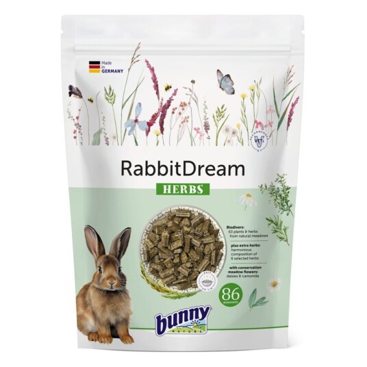 Bunny Nature Rabbitdream Herbs 600 G Bunny Nature Rabbitdream Herbs 600 G
