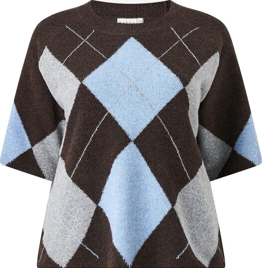 KAFFE Curve Genser KCwilma Pullover Brun