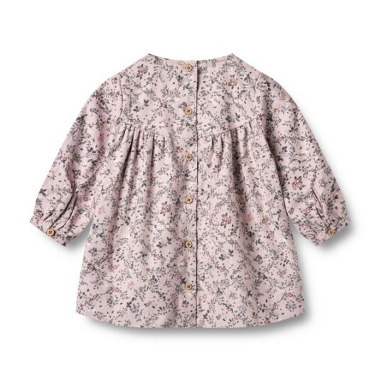 Wheat Lilac Checked Flowers Kjole L/S Fenja 2 år/92 Wheat Lilac Checked Flowers Kjole L/S Fenja 2 år/92
