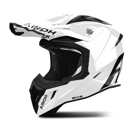 Airoh Crosshjelm Aviator Ace 2 Hvit Blank Airoh Crosshjelm Aviator Ace 2 Hvit Blank