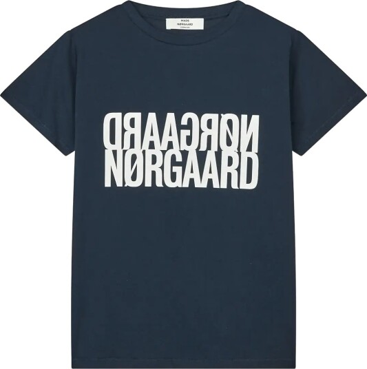Mads Nørgaard Single Cotton Trenda P Tee   Navy   S