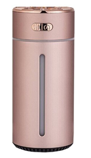 Xo Luftfukter med RGBlys 300 ml og trådløs drift  Rosa