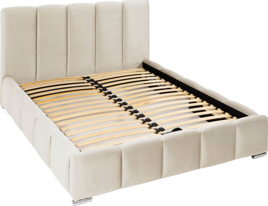 Cleaton Boblet Sengeramme 180x200 cm Med Oppbevaring Beige