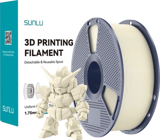 Sunlu Pla+ 2.0 1.75 Mm 1 Kg Filament (Elfenben)