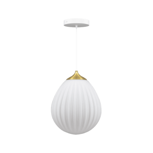 Umage Around The World Taklampe Medium Messing/ Hvit