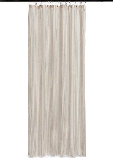compliments Linea Shower Curtain - SAND - 140X 200 cm