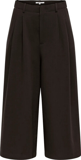 ONLY Onllyon Wide Leg Culotte Pant Pnt Brown 42