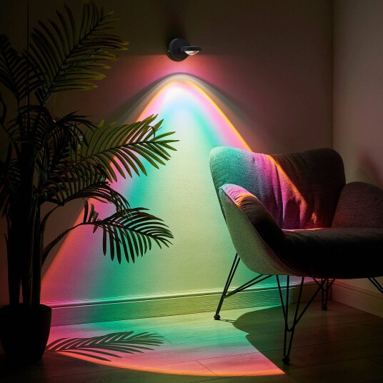 Lindby Edonita LED-vegglampe med effektlys