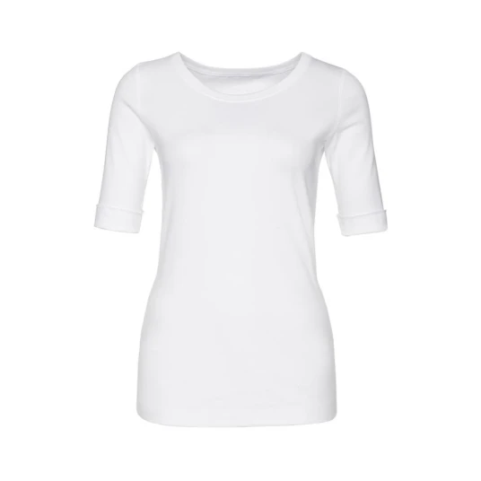 Marc Cain Dame Topper Hvit L Marc Cain Dame Topper Hvit L