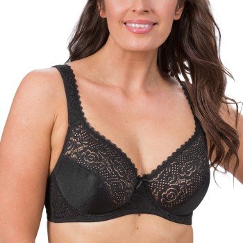 Trofe Annie Underwire Bra BH Svart polyamid E 110 Dame Trofe Annie Underwire Bra BH Svart polyamid E 110 Dame