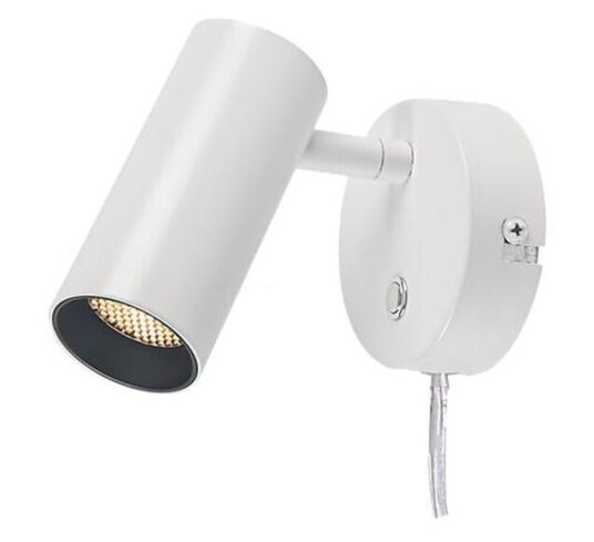Concord vegglampe - Dimbar - Hvit Concord vegglampe - Dimbar - Hvit