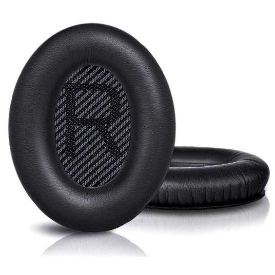 Øreputer for Bose QC35 I/II QC25 QC15 QC 2 AE 2 AE 2i AE 2w SoundTrue SoundLink Black