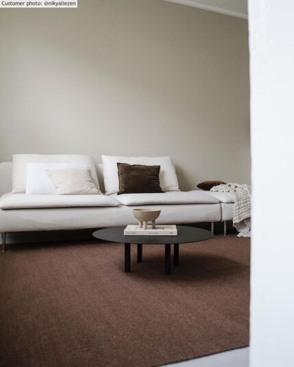 Ullteppe Hamilton Deep Taupe Størrelse: 200 x 290 cm