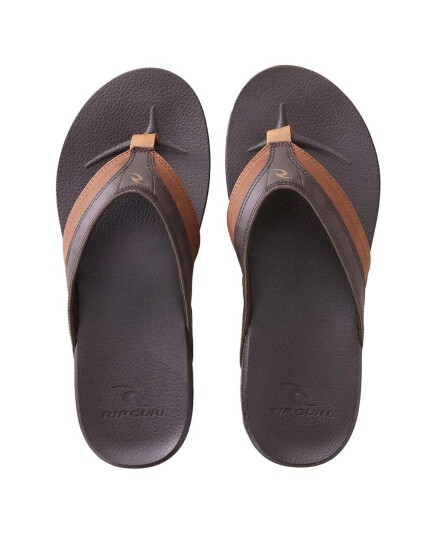 Rip Curl Soft Top Open Toe Brown/Tan 45 Rip Curl Soft Top Open Toe Brown/Tan 45