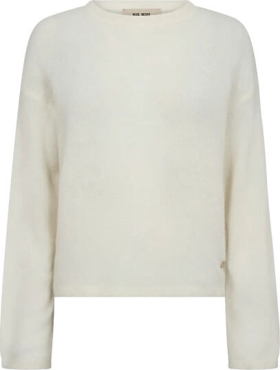 MOS MOSH Mmmape O Neck Knit White S