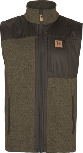 Härkila Men"s Kalix Fleece Waistcoat Willow Green/Shadow Brown XL