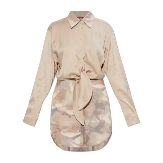 Diesel Dame Kjoler Beige M, Diesel Dame Kjoler Beige M,